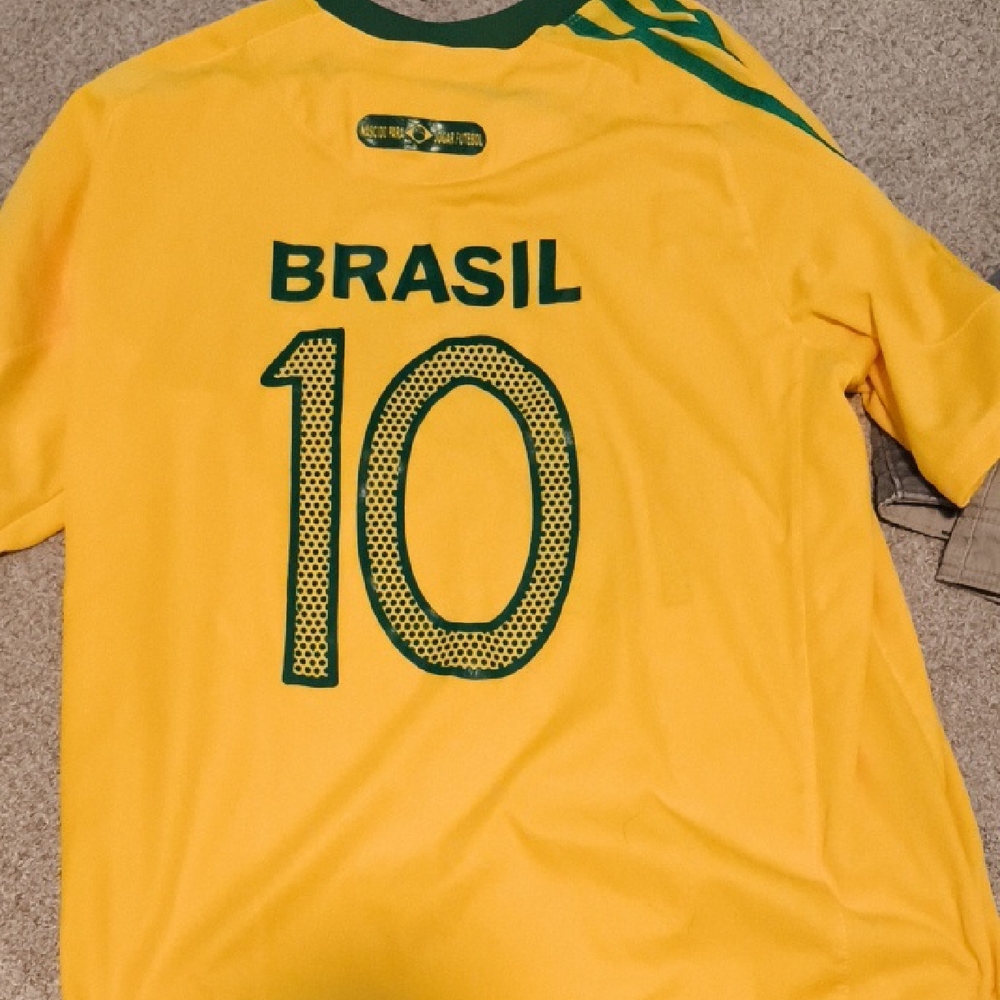Yellow Brazil Soccer Jersey - Picture 3 of 3